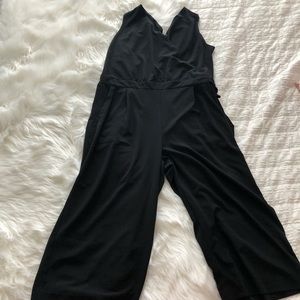 Loft Plus Black Jumpsuit Size 16